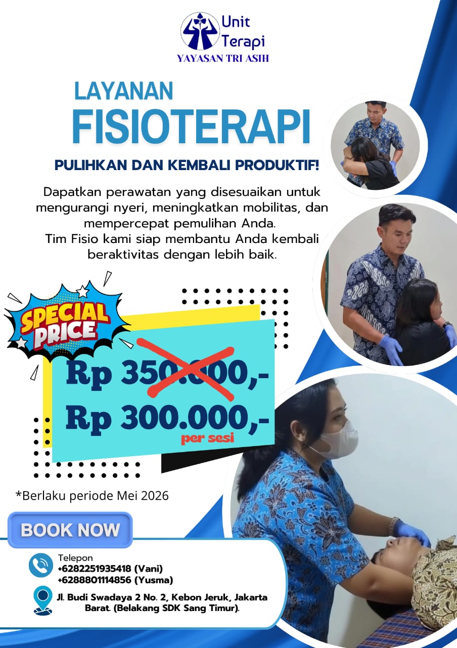Promo Spesial Unit Layanan Fisioterapi Tri Asih